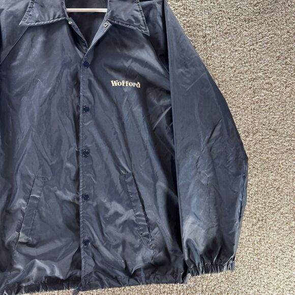Vintage 60s Wofford College Jacket Mens Medium Blue Champion RP-Coach Football - Picture 4 of 12